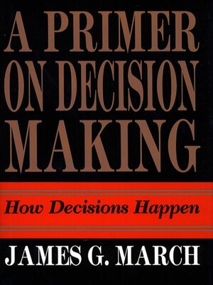 cover image of Primer on Decision Making